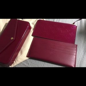 [hold]Authentic Lv felicie cardholder and pouch